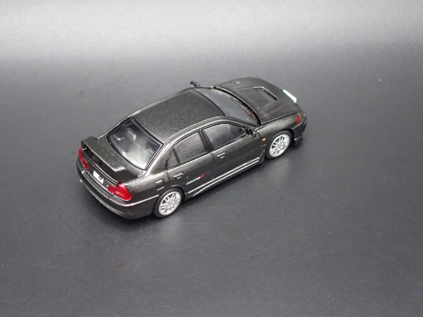 1996-1998 MITSUBISHI LANCER EVOLUTION EVO IV GRAY 1:64 SCALE DIECAST MODEL CAR