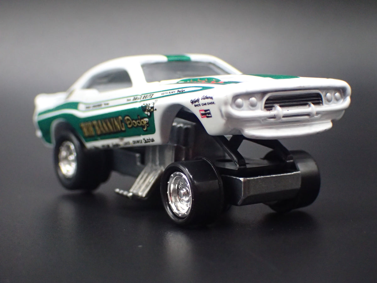 1972 72 DODGE CHALLENGER FUNNY CAR NHRA BOB BANNING 1:64 SCALE DIECAST MODEL CAR