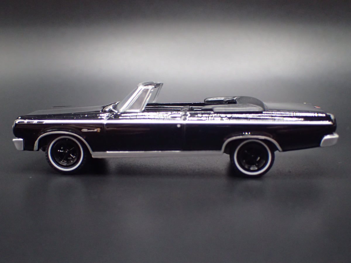 1965 65 DODGE CORONET CONVERTIBLE BLACK 1:64 SCALE DIECAST MODEL CAR