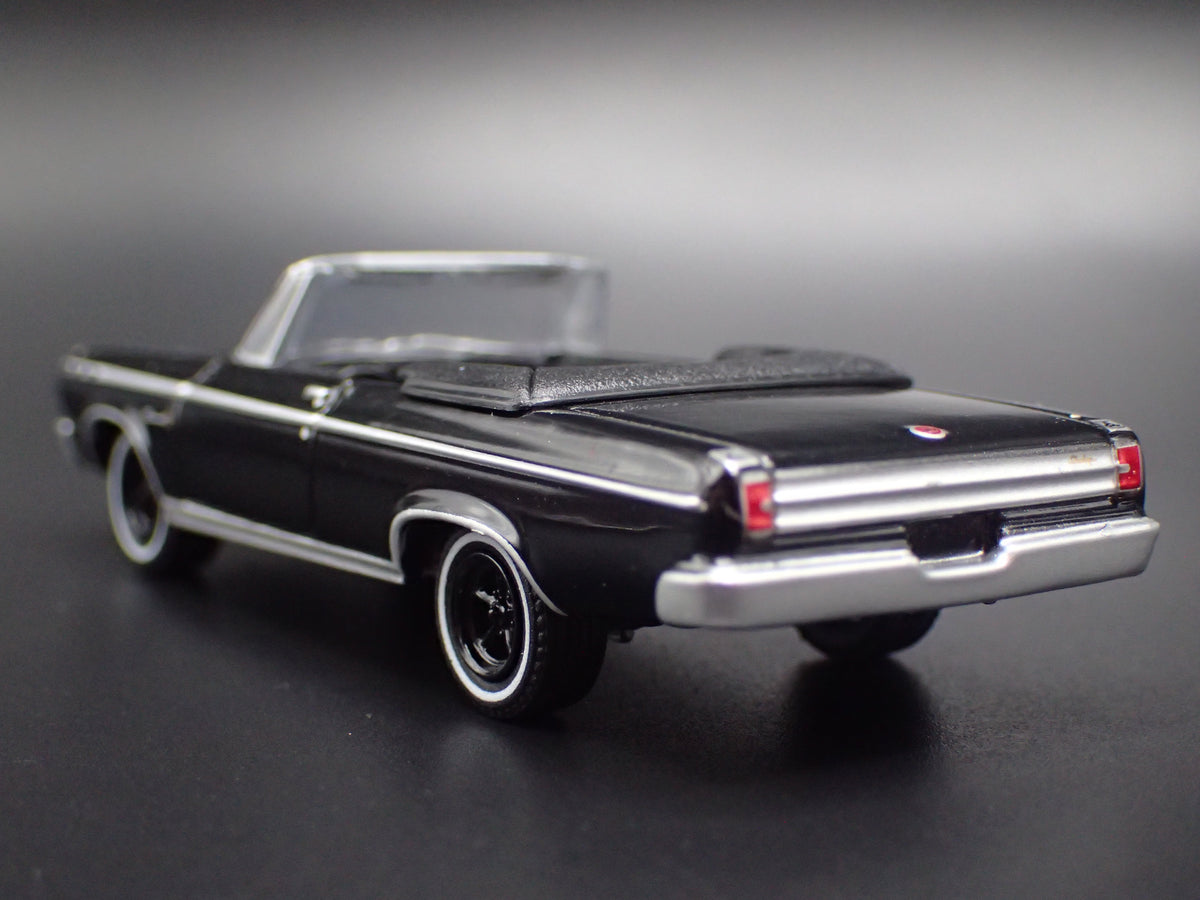 1965 65 DODGE CORONET CONVERTIBLE BLACK 1:64 SCALE DIECAST MODEL CAR