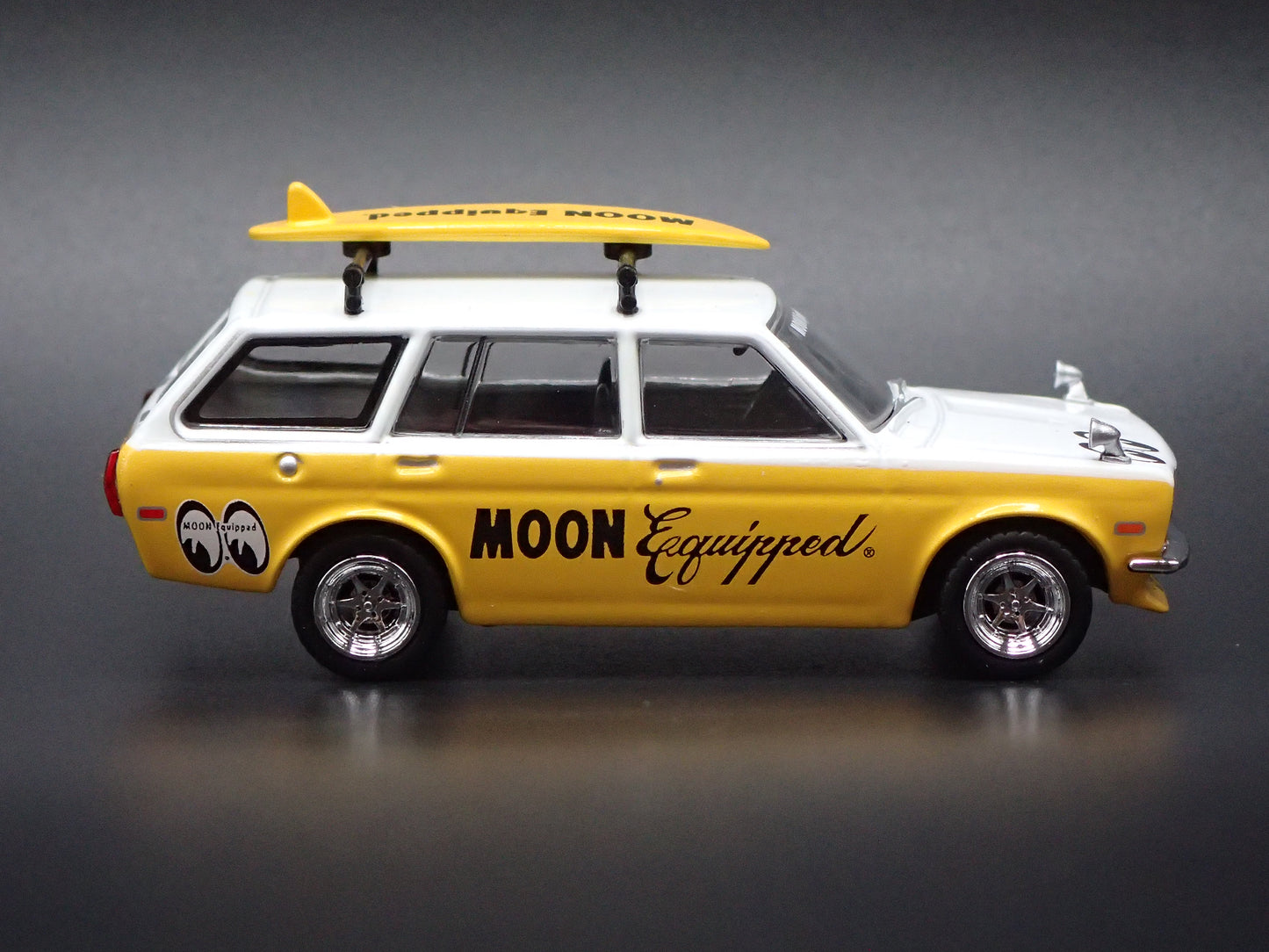 1968-1973 DATSUN 510 STATION WAGON MOONEYES 1:64 SCALE DIECAST MODEL CAR