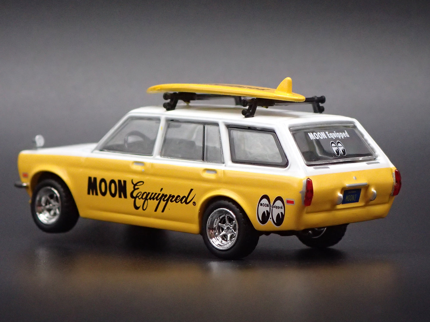 1968-1973 DATSUN 510 STATION WAGON MOONEYES 1:64 SCALE DIECAST MODEL CAR
