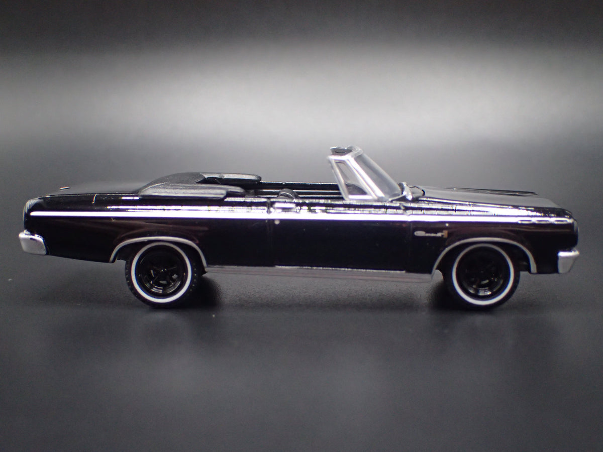 1965 65 DODGE CORONET CONVERTIBLE BLACK 1:64 SCALE DIECAST MODEL CAR