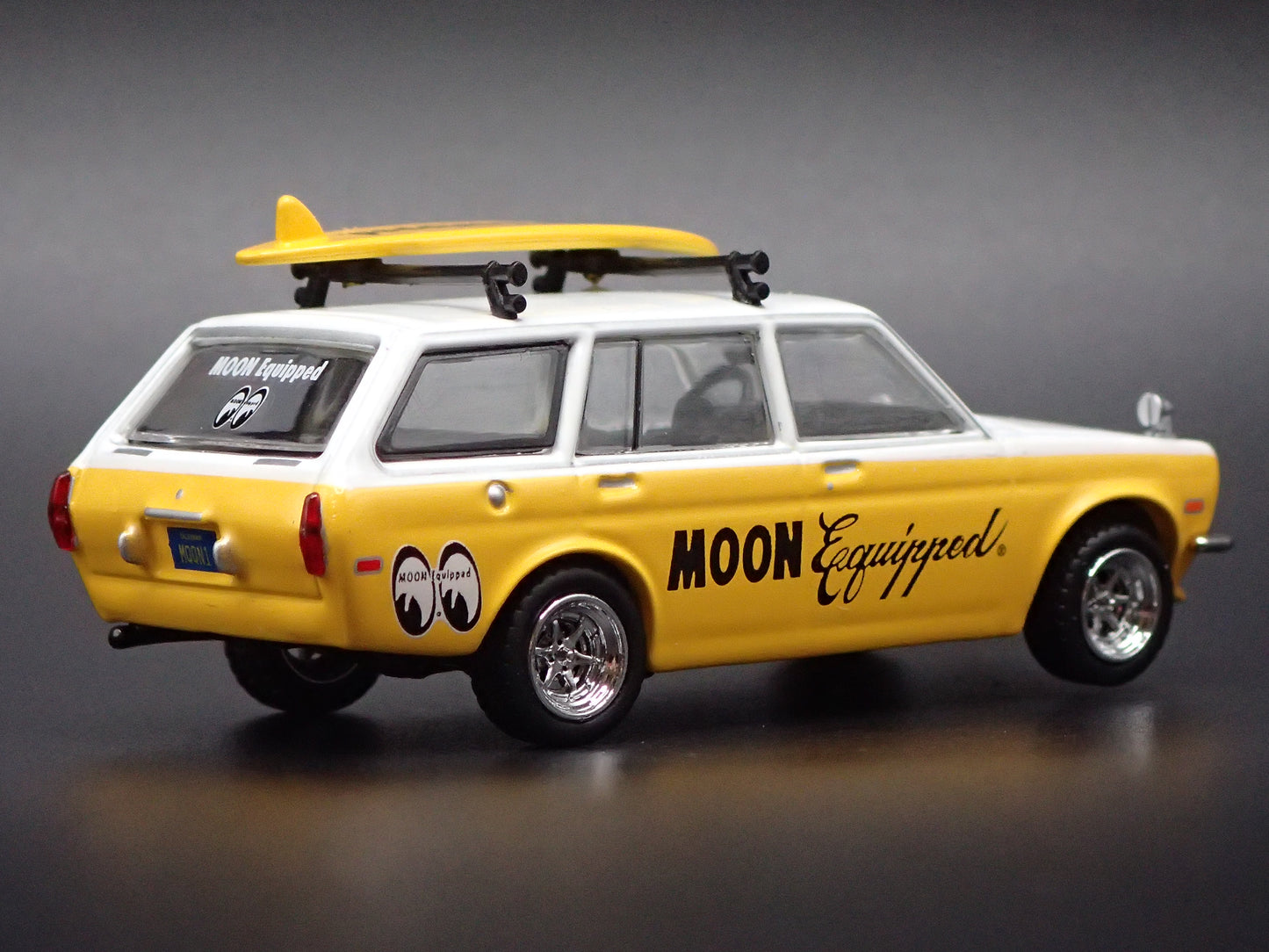 1968-1973 DATSUN 510 STATION WAGON MOONEYES 1:64 SCALE DIECAST MODEL CAR