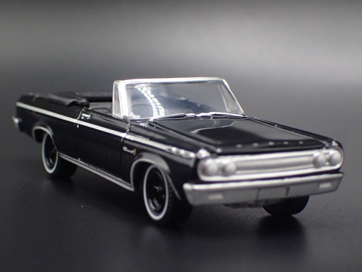 1965 65 DODGE CORONET CONVERTIBLE BLACK 1:64 SCALE DIECAST MODEL CAR