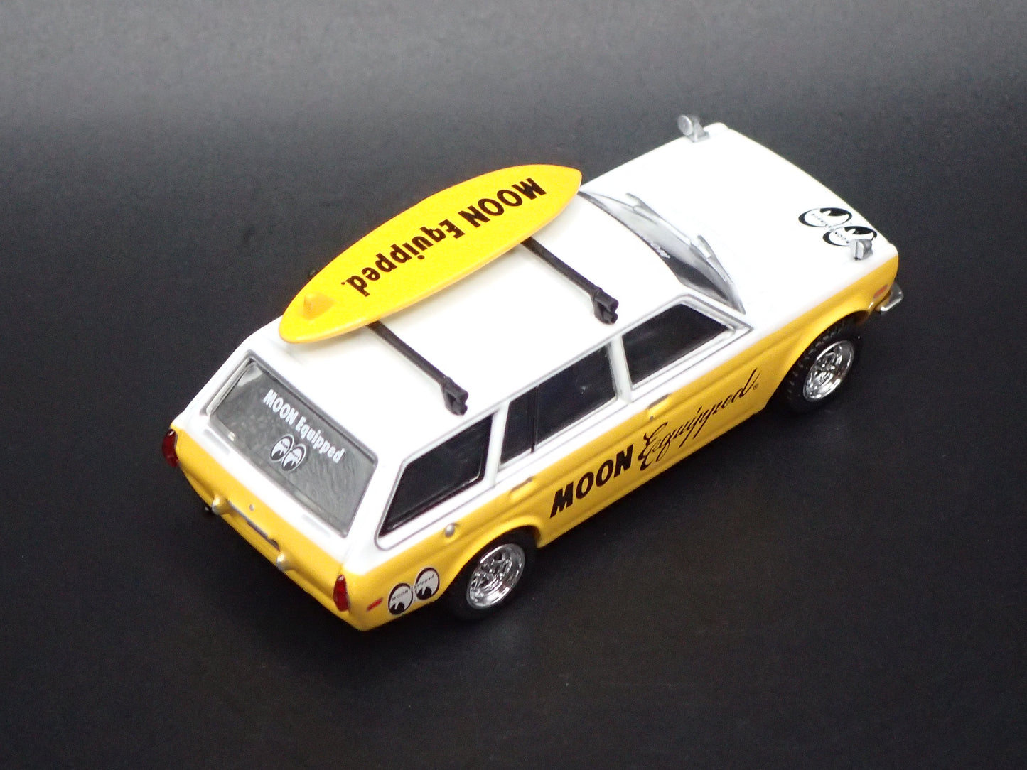 1968-1973 DATSUN 510 STATION WAGON MOONEYES 1:64 SCALE DIECAST MODEL CAR