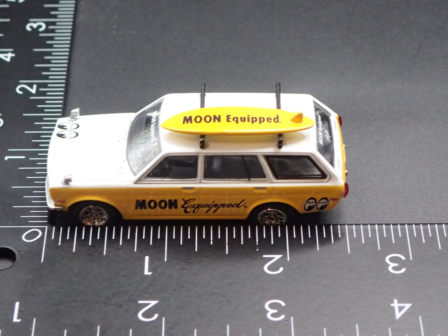 1968-1973 DATSUN 510 STATION WAGON MOONEYES 1:64 SCALE DIECAST MODEL CAR