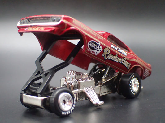 1969 69 DODGE CHARGER FUNNY CAR NHRA RAMBUNCTIOUS 1:64 SCALE DIECAST MODEL CAR-Burning Rubber Toy Company