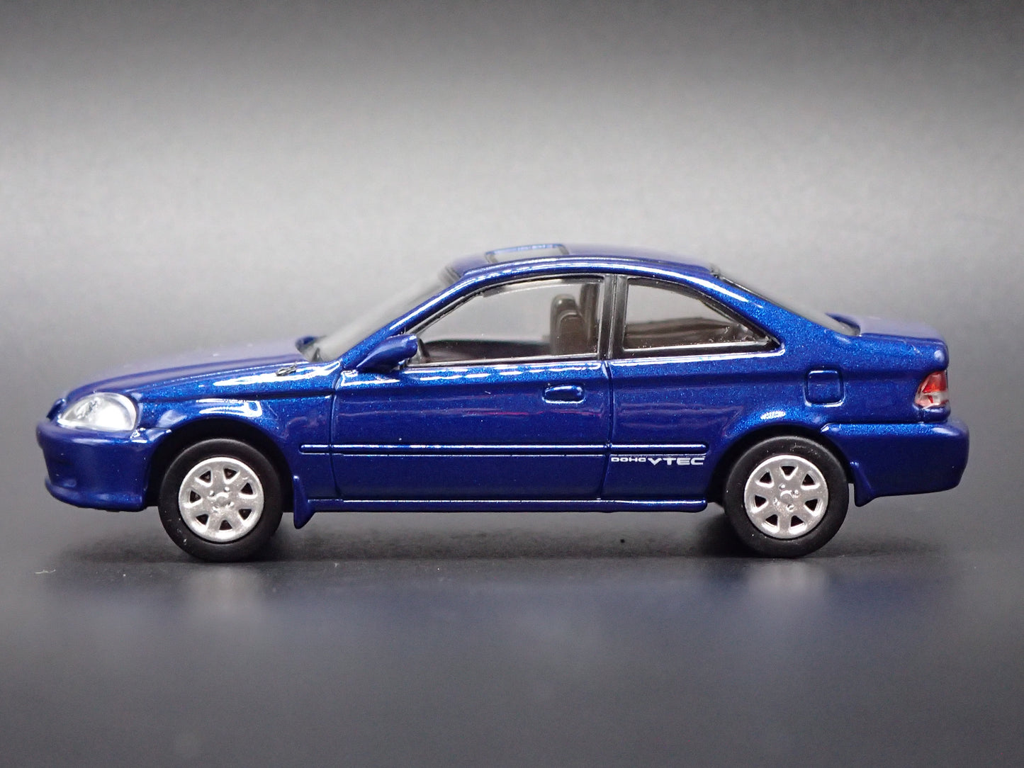 1996-2000 HONDA CIVIC SI COUPE BLUE 1/64 SCALE COLLECTIBLE DIECAST MODEL CAR