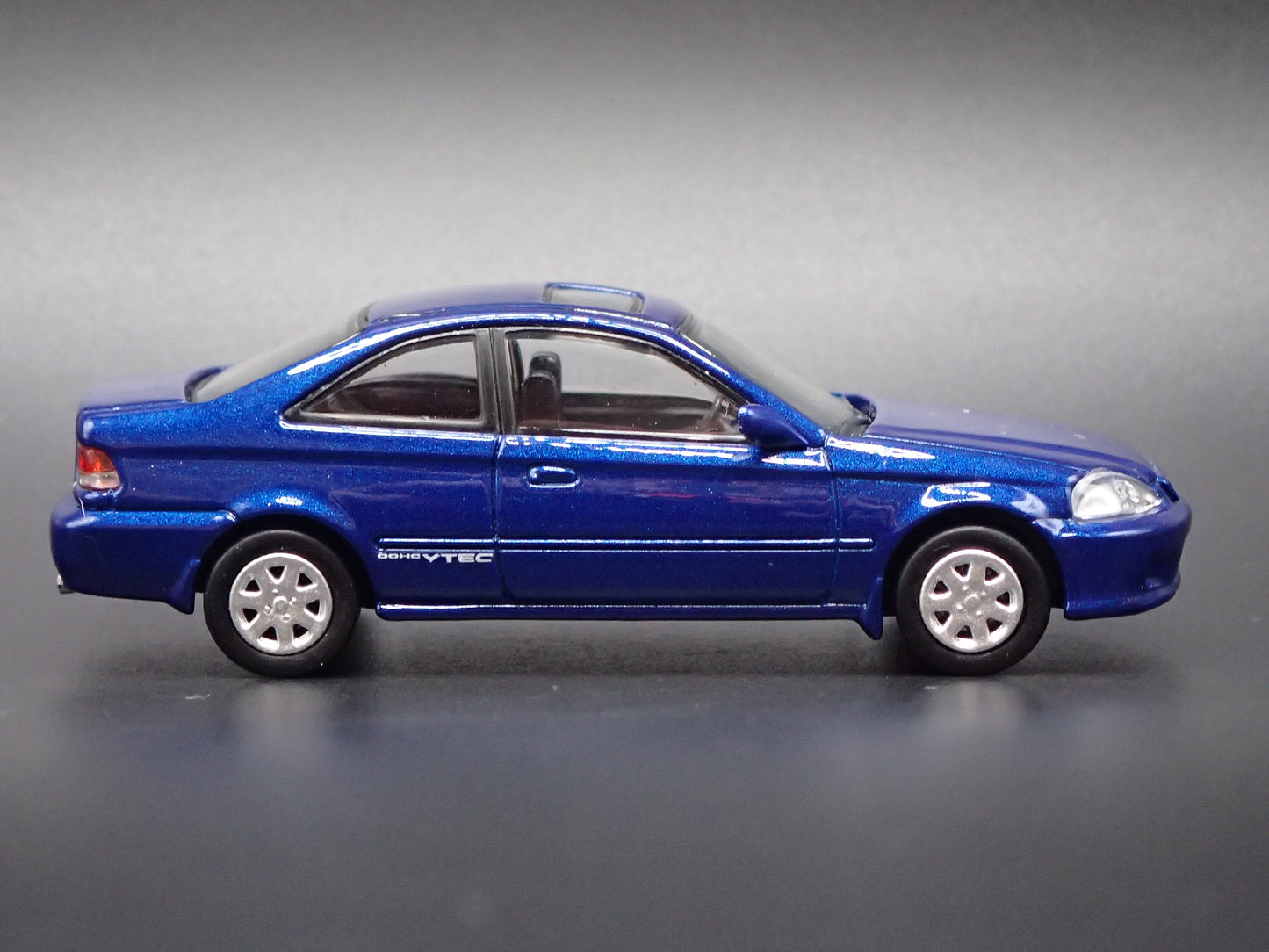 1996-2000 HONDA CIVIC SI COUPE BLUE 1/64 SCALE COLLECTIBLE DIECAST MODEL CAR