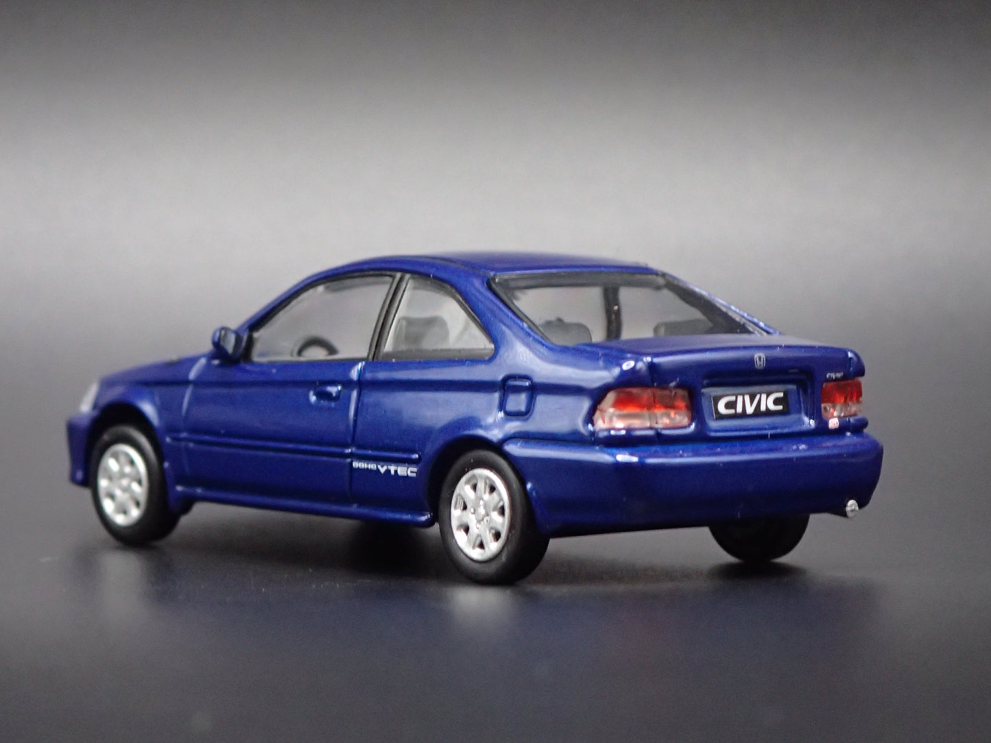 1996-2000 HONDA CIVIC SI COUPE BLUE 1/64 SCALE COLLECTIBLE DIECAST MODEL CAR