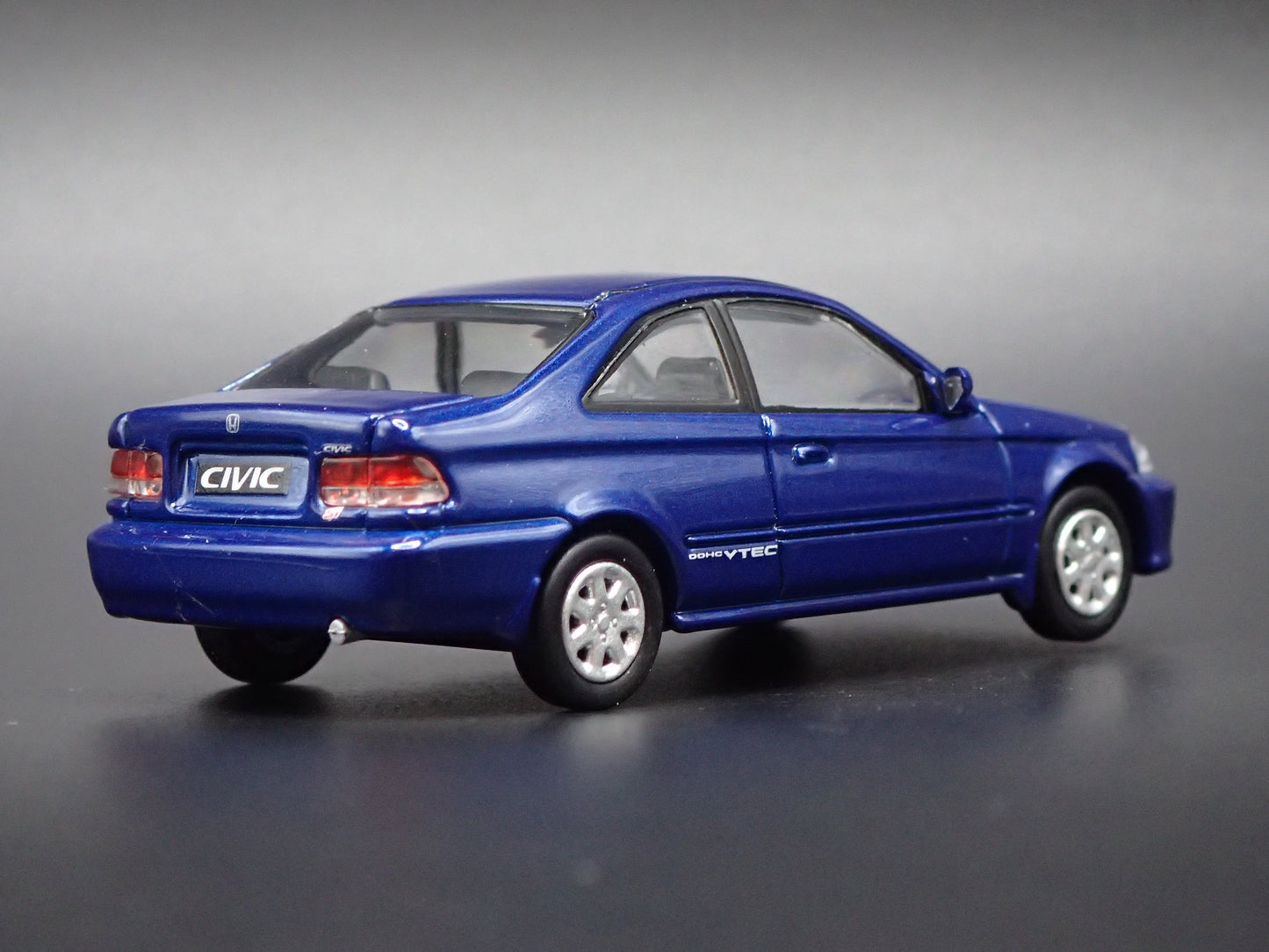 1996-2000 HONDA CIVIC SI COUPE BLUE 1/64 SCALE COLLECTIBLE DIECAST MODEL CAR