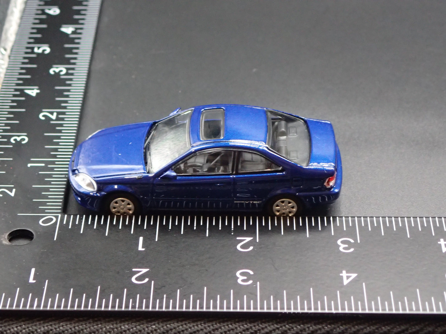 1996-2000 HONDA CIVIC SI COUPE BLUE 1/64 SCALE COLLECTIBLE DIECAST MODEL CAR
