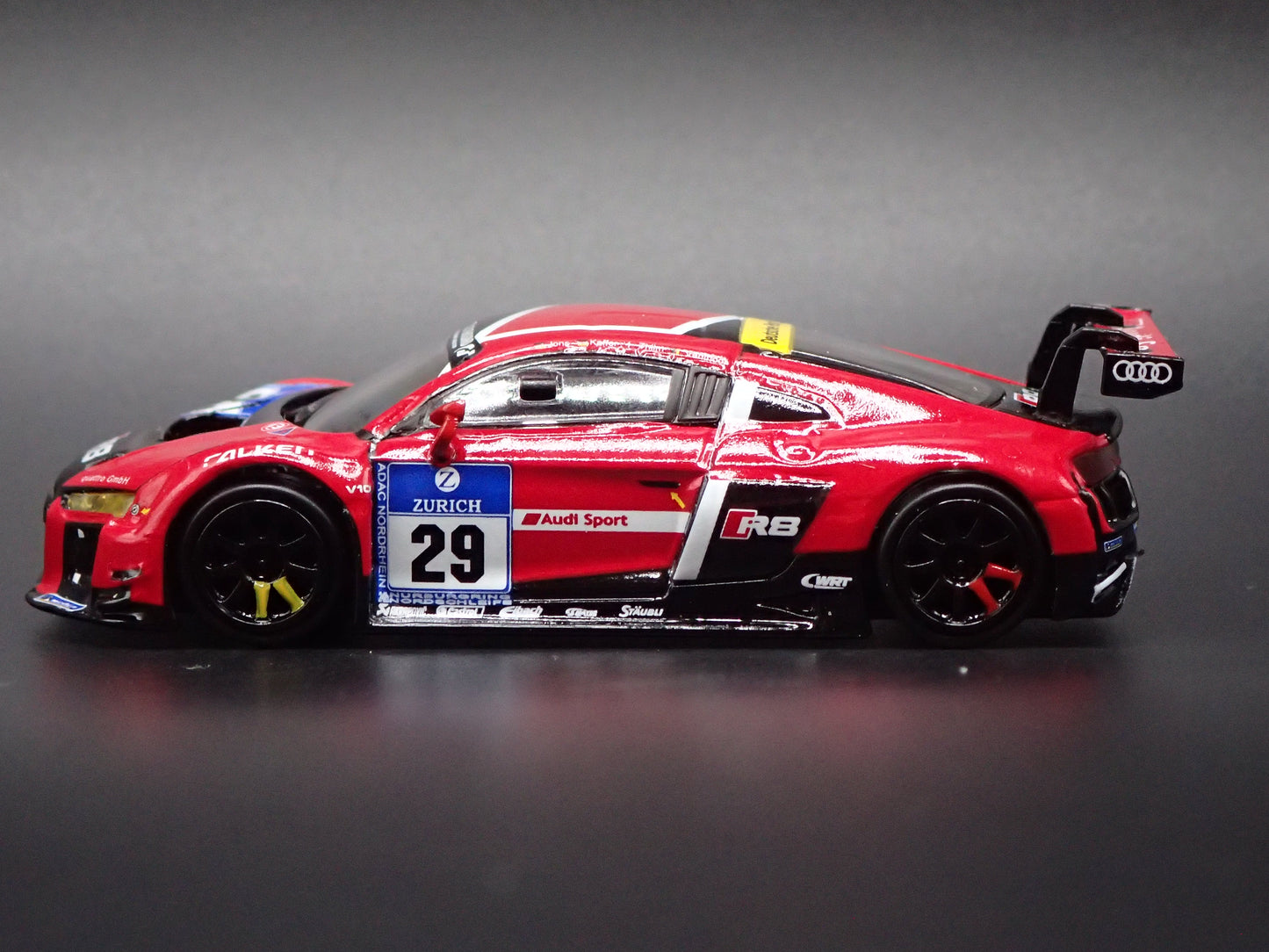 2015 15 AUDI R8 LMS #29 NURBURGRING TEAM WRT 1:64 SCALE DIECAST MODEL CAR
