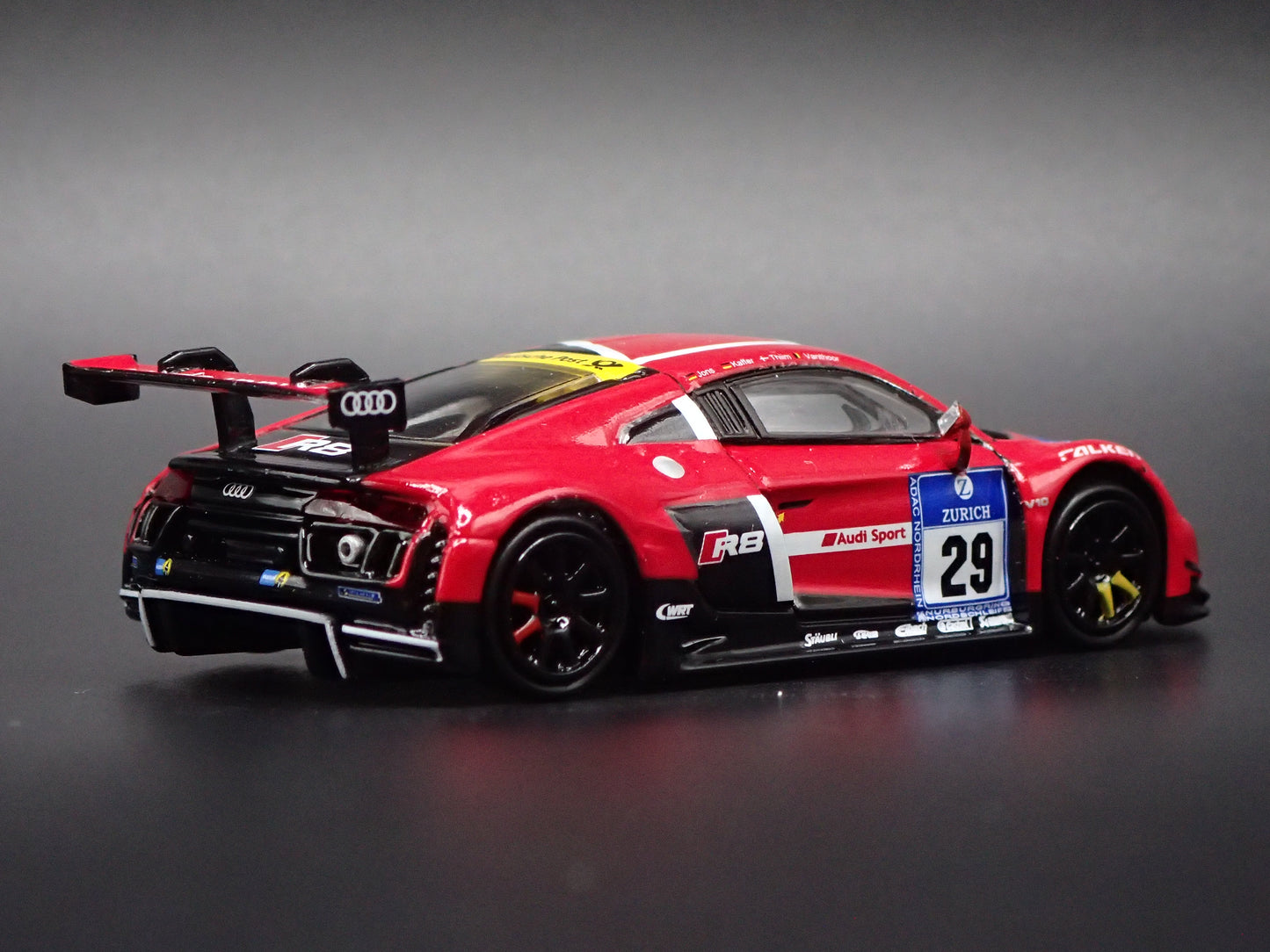 2015 15 AUDI R8 LMS #29 NURBURGRING TEAM WRT 1:64 SCALE DIECAST MODEL CAR