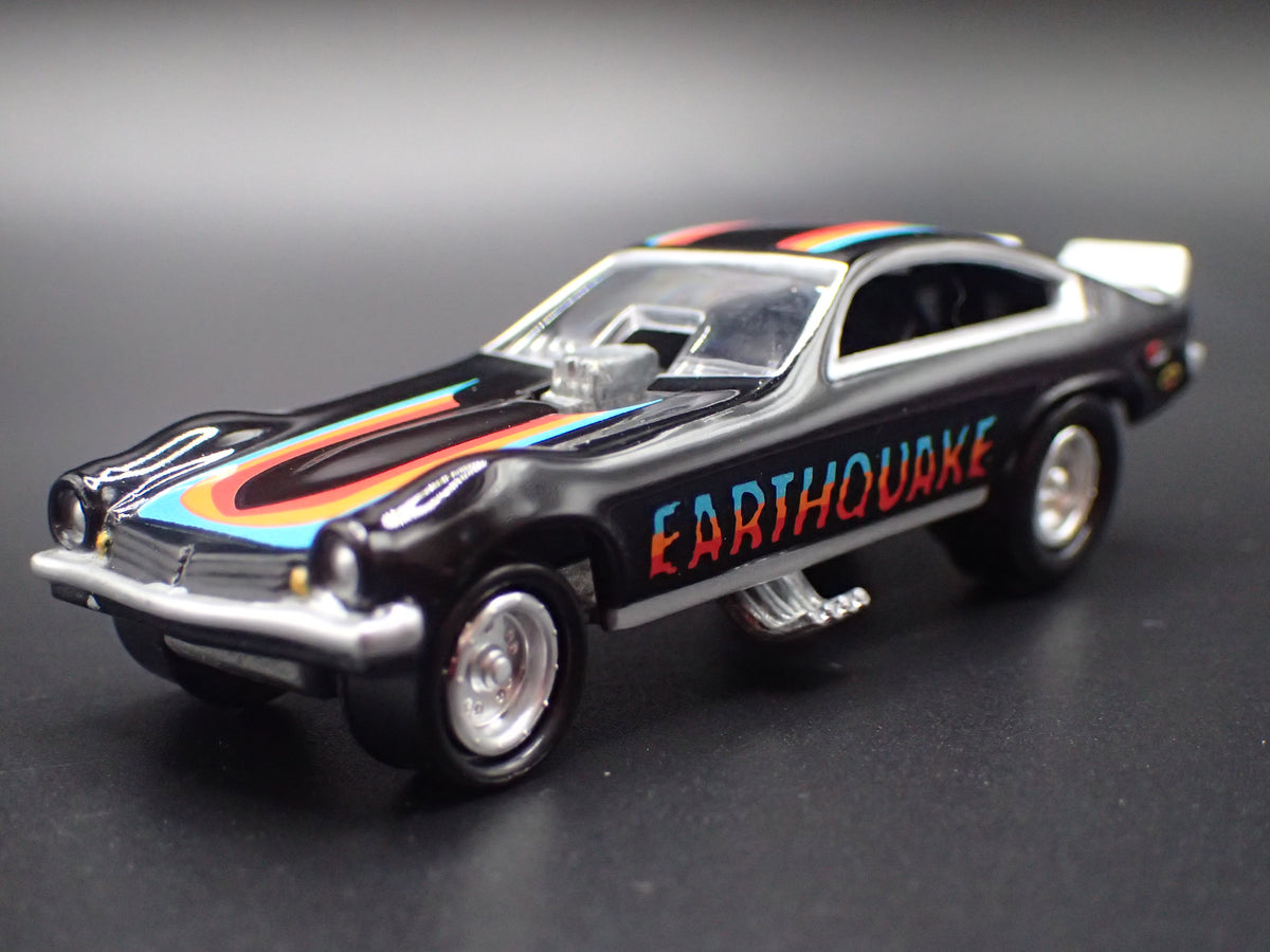 CHEVY CHEVROLET VEGA FUNNY CAR EARTHQUAKE 1:64 SCALE DIECAST MODEL CAR