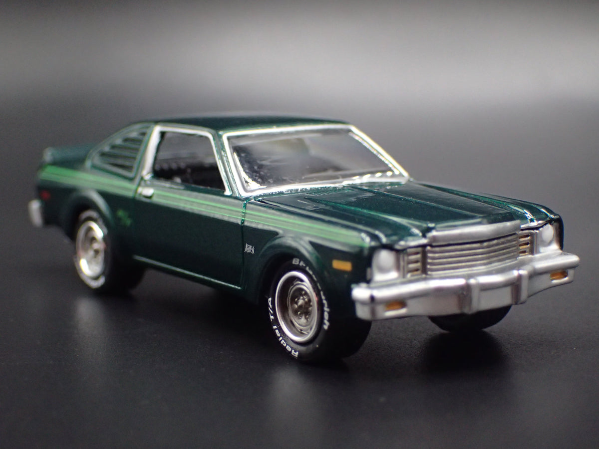 1976 76 DODGE ASPEN R/T GREEN 1/64 SCALE COLLECTIBLE DIECAST MODEL CAR