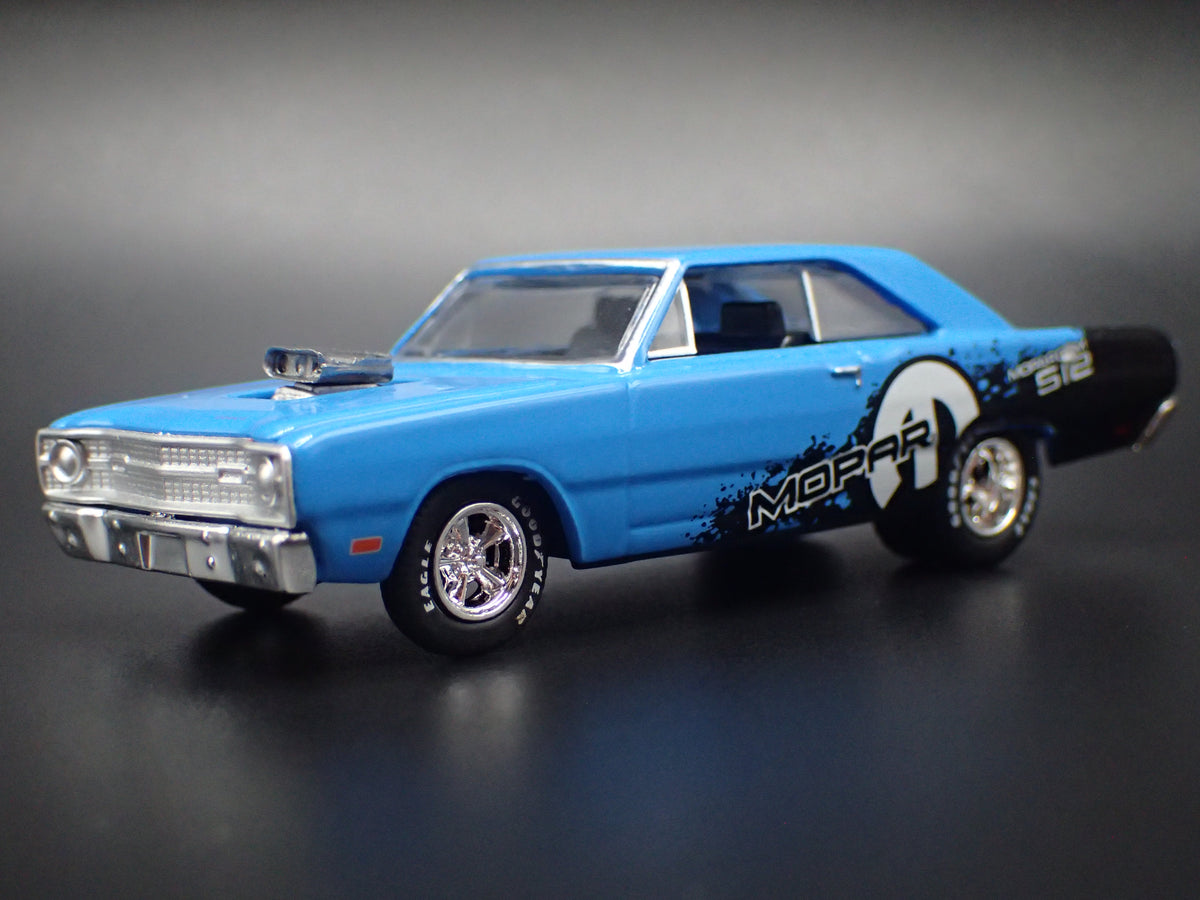 1969 69 DODGE DART SWINGER 340 BLUE 1:64 SCALE COLLECTIBLE DIECAST MODEL CAR