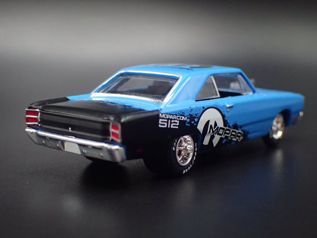 1969 69 DODGE DART SWINGER 340 BLUE 1:64 SCALE COLLECTIBLE DIECAST MODEL CAR