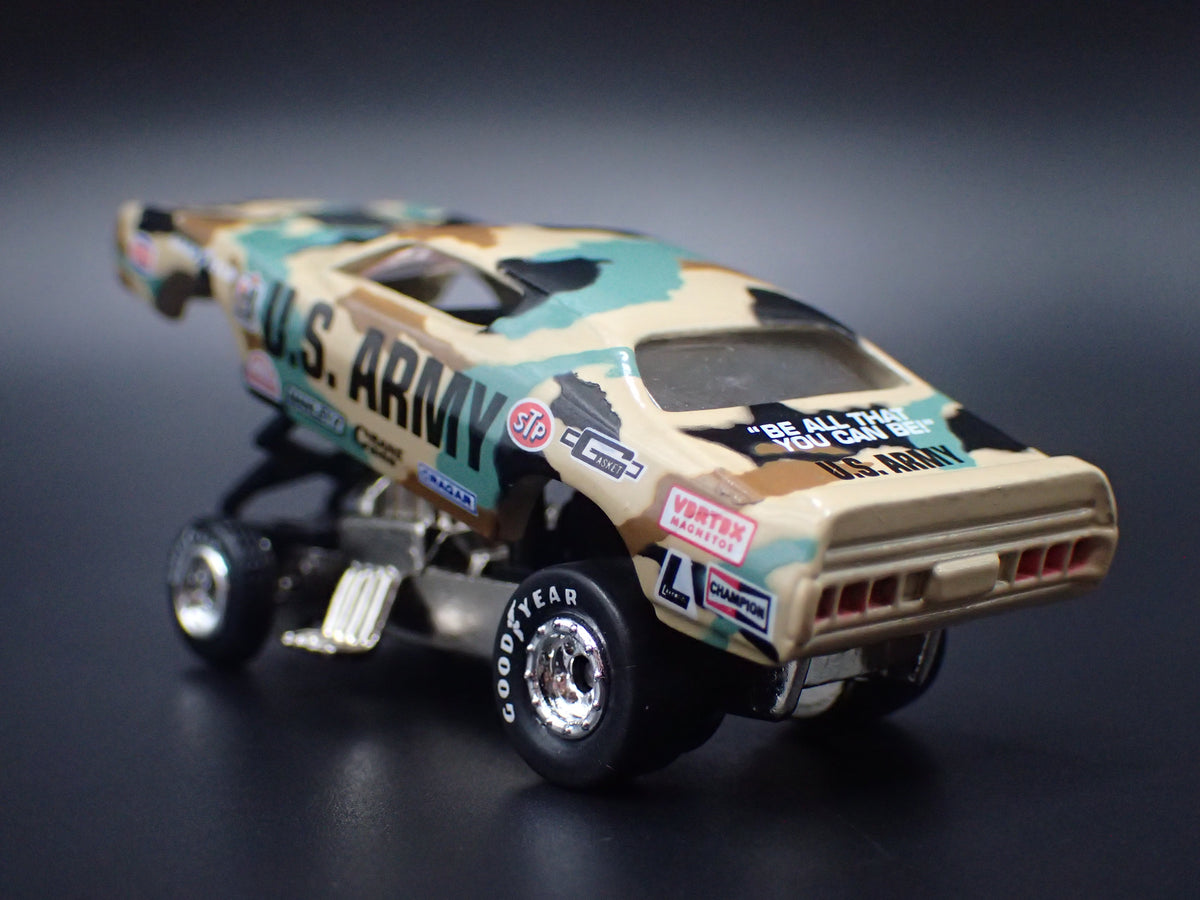 DODGE CHARGER FUNNY CAR NHRA US ARMY 1:64 SCALE DIECAST MODEL CAR