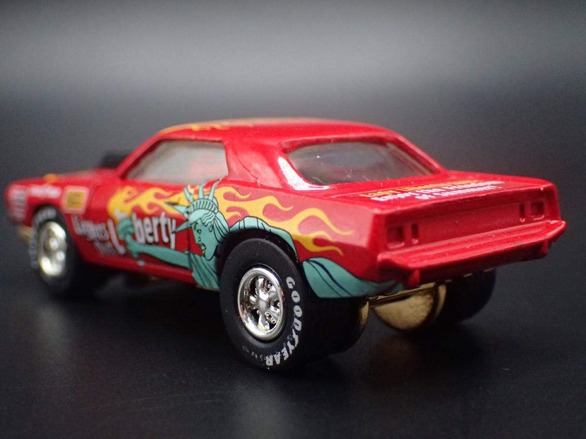 1971 71 PLYMOUTH CUDA FUNNY CAR LIGHTS OUT LIBERTY NHRA 1/64 SCALE DIECAST MODEL CAR