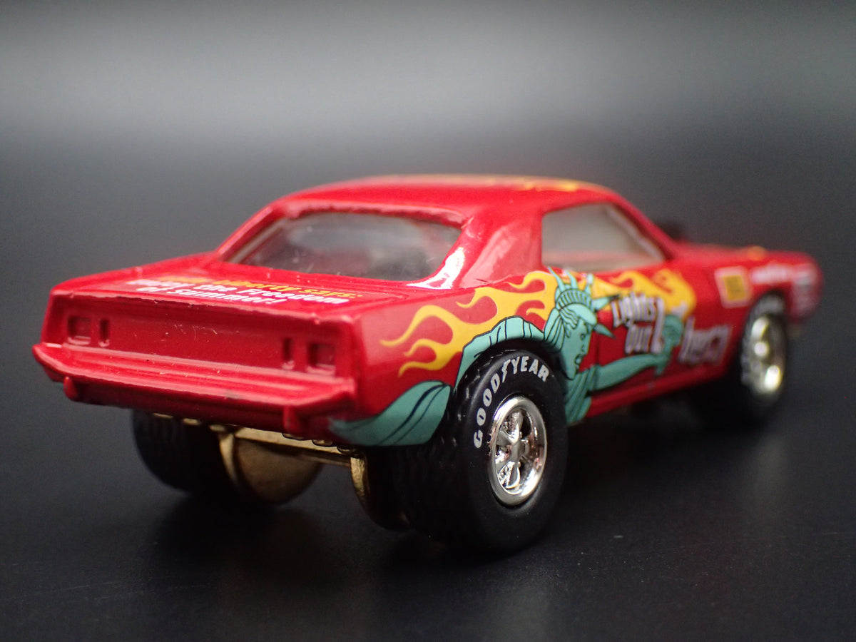 1971 71 PLYMOUTH CUDA FUNNY CAR LIGHTS OUT LIBERTY NHRA 1/64 SCALE DIECAST MODEL CAR