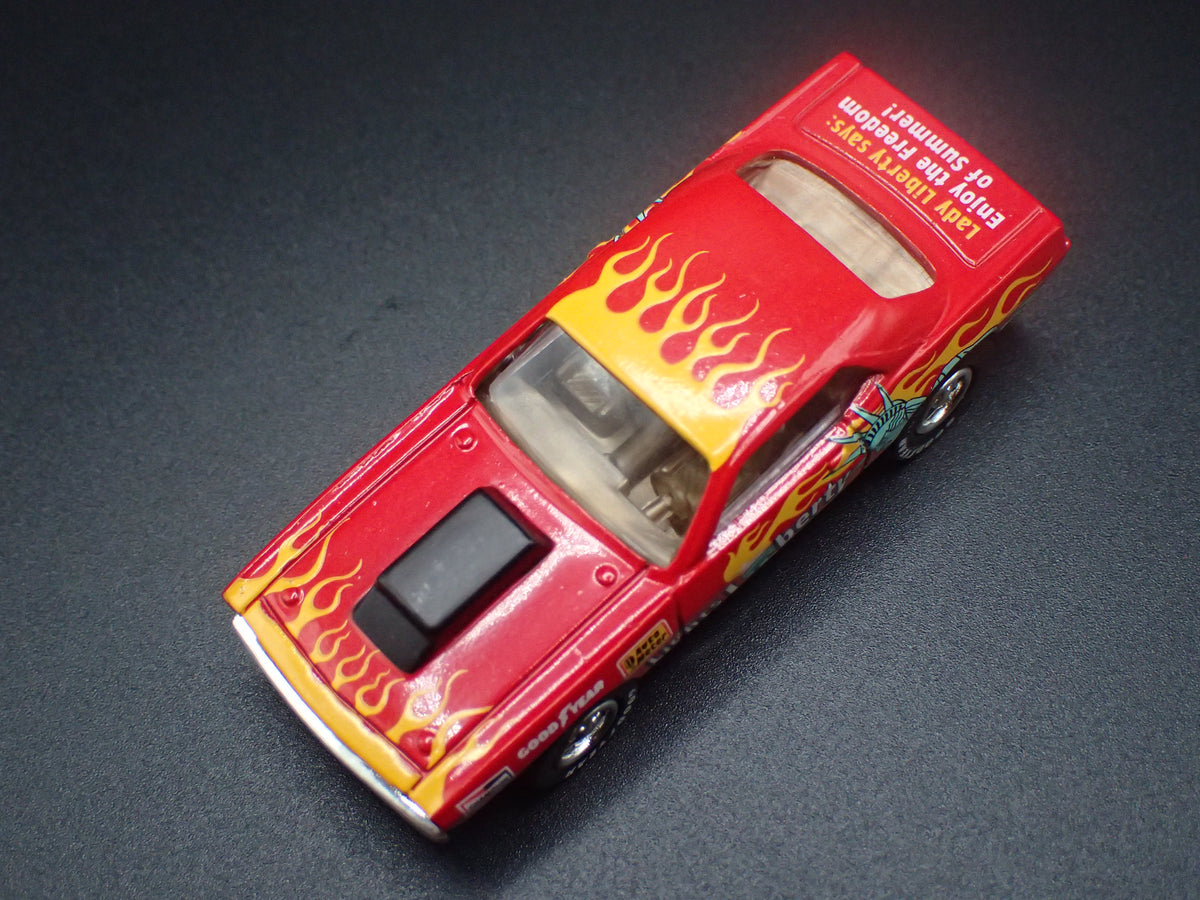 1971 71 PLYMOUTH CUDA FUNNY CAR LIGHTS OUT LIBERTY NHRA 1/64 SCALE DIECAST MODEL CAR