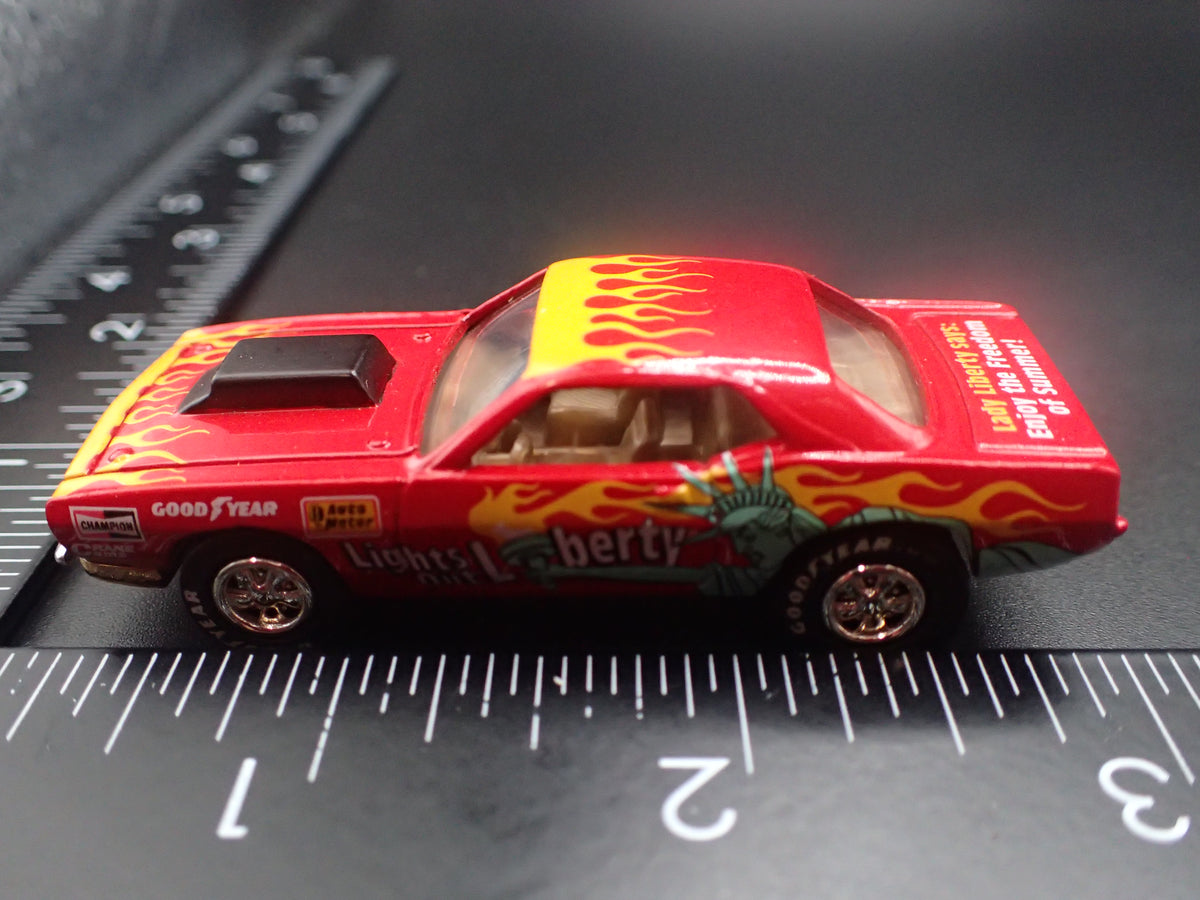 1971 71 PLYMOUTH CUDA FUNNY CAR LIGHTS OUT LIBERTY NHRA 1/64 SCALE DIECAST MODEL CAR