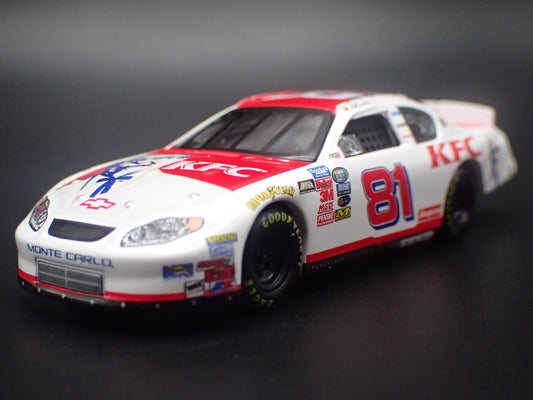 2004 CHEVY MONTE CARLO KFC DALE EARNHARDT JR NASCAR 1:64 SCALE DIECAST MODEL CAR-Burning Rubber Toy Company