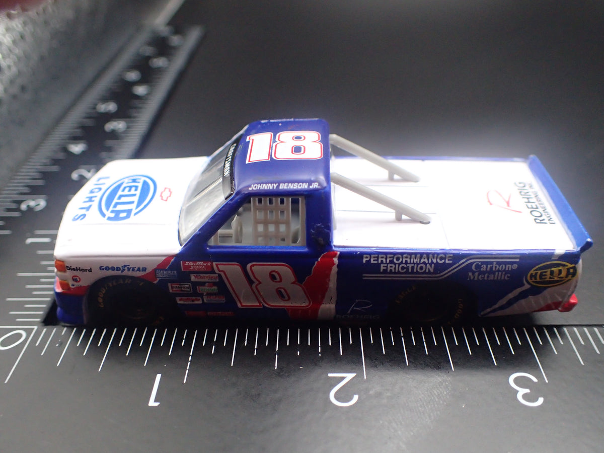 1995 95 CHEVY SILVERADO #18 JOHNNY BENSON JR NASCAR TRUCK 1:64 SCALE DIECAST CAR