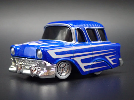 1956 56 CHEVY CHEVROLET NOMAD WAGON TUNED 1:64 SCALE DIORAMA DIECAST MODEL CAR