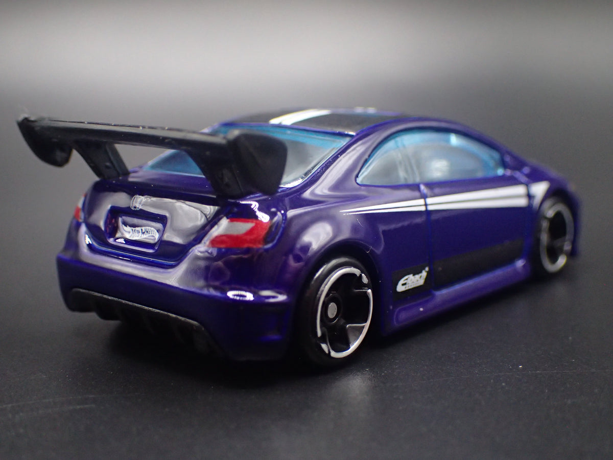HONDA CIVIC SI 2 TWO DOOR PURPLE 1:64 SCALE COLLECTIBLE DIORAMA DIECAST MODEL CAR