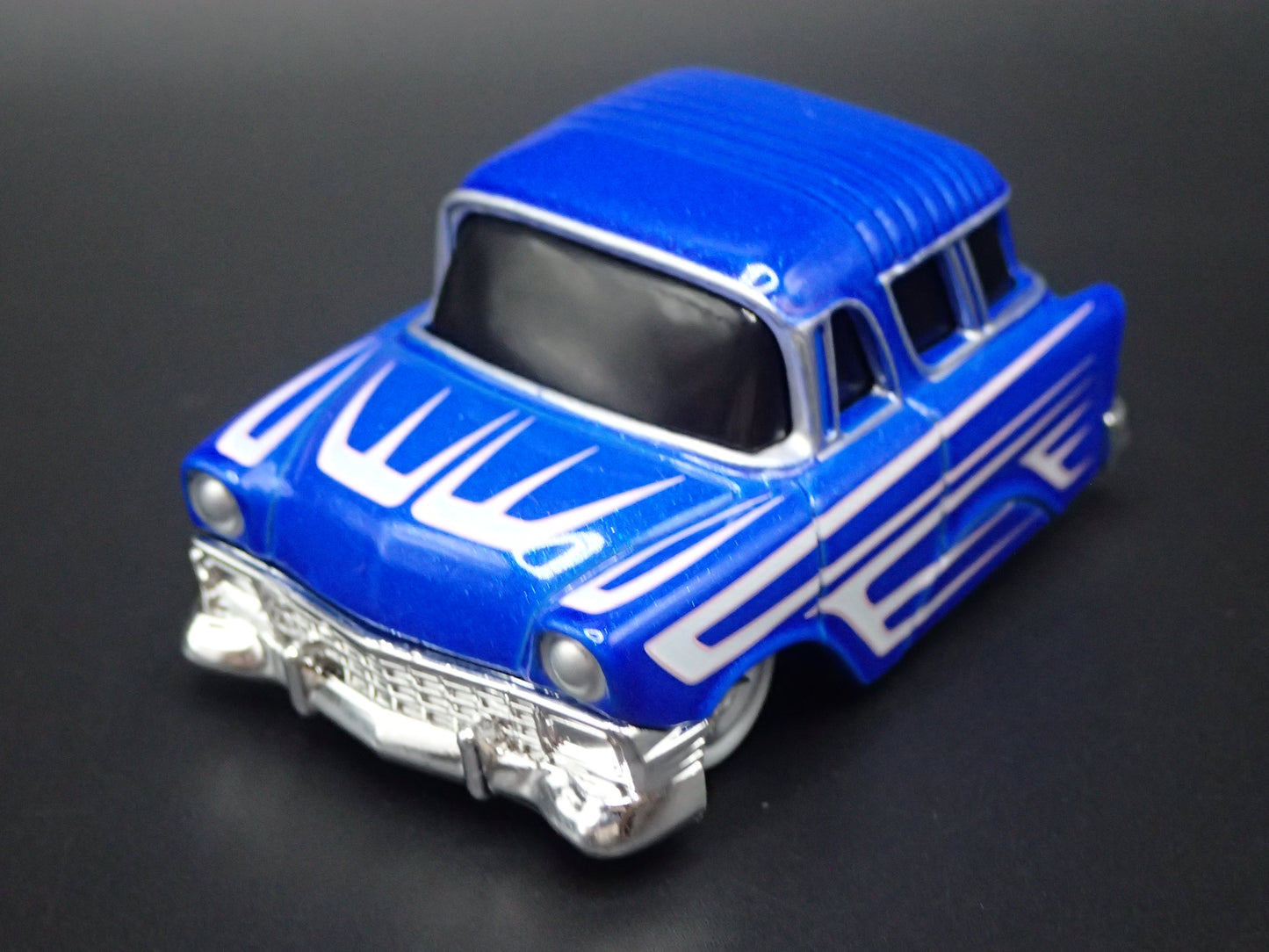 1956 56 CHEVY CHEVROLET NOMAD WAGON TUNED 1:64 SCALE DIORAMA DIECAST MODEL CAR