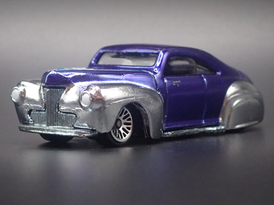 1941 41 FORD TAIL DRAGGER CUSTOM HOT ROD 1:64 SCALE DIORAMA DIECAST MODEL CAR