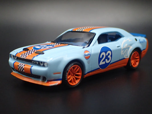 2011-2023 DODGE CHALLENGER SRT HELLCAT GULF 1/64 SCALE DIECAST MODEL CAR