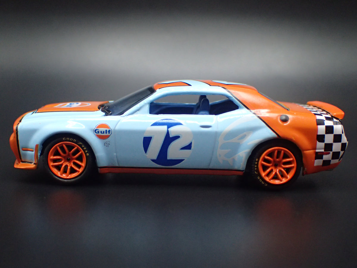 2011-2023 DODGE CHALLENGER SRT HELLCAT GULF 1/64 SCALE DIECAST MODEL CAR