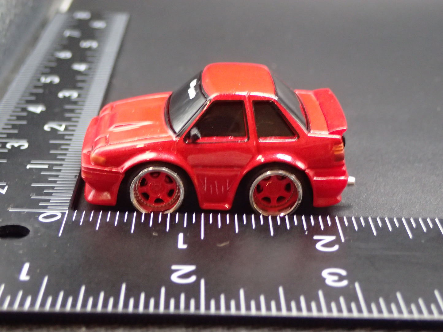 1983-1987 TOYOTA COROLLA CAR TUNED JDM RED 1/64 SCALE DIORMA DIECAST MODEL CAR