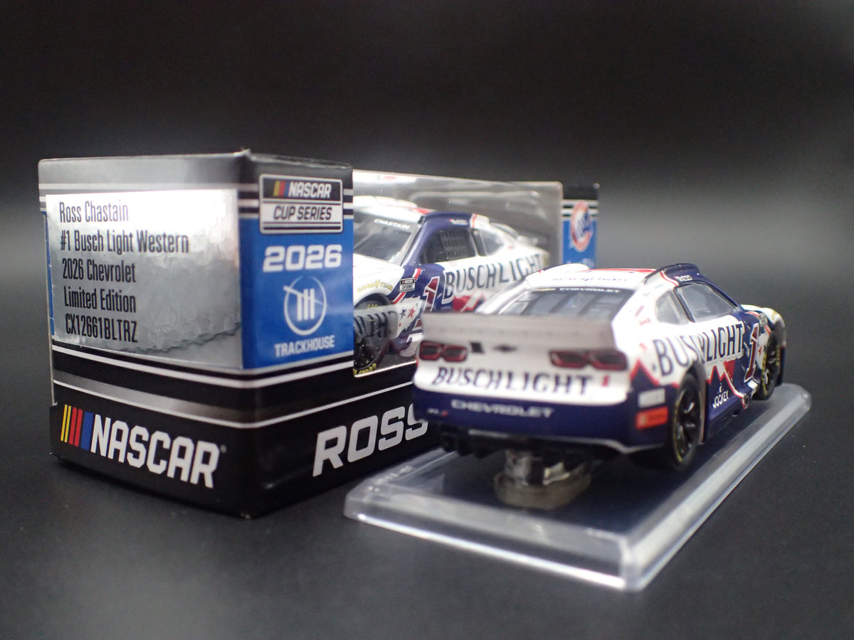 2026 26 CHEVROLET 1 ROSS CHASTAIN BUSCH LIGHT NASCAR 1:64 SCALE DIECAST CAR