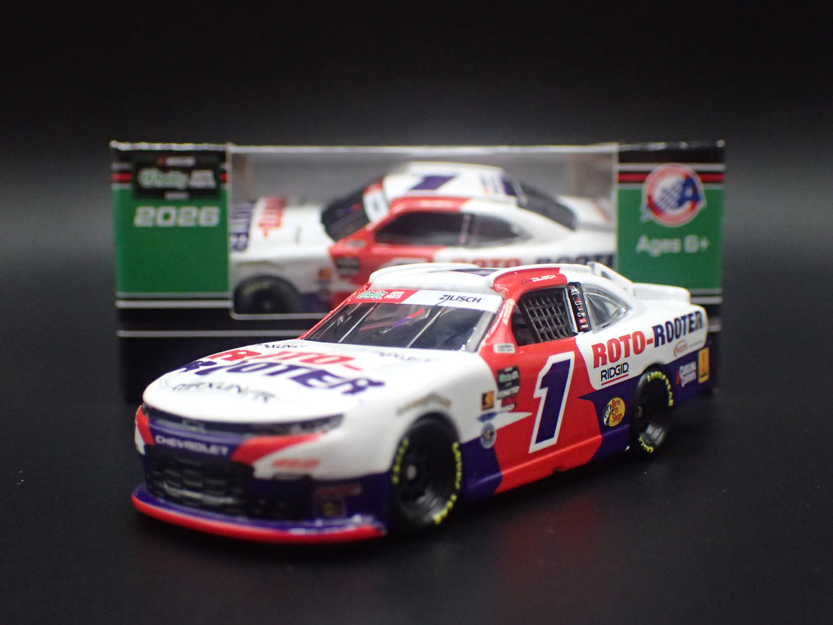2026 CHEVROLET #1 CONNOR ZILISCH ROTO ROOTER NASCAR 1:64 SCALE DIECAST MODEL CAR