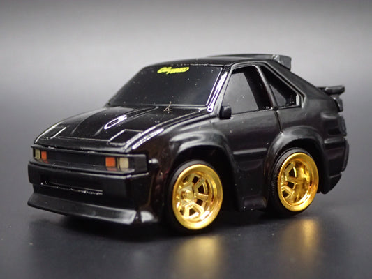 1982-1986 TOYOTA CELICA SUPRA CAR TUNED BLACK JDM 1/64 SCALE DIECAST MODEL CAR