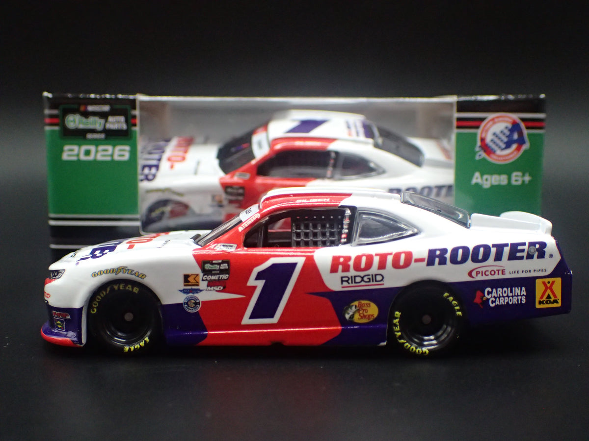 2026 CHEVROLET #1 CONNOR ZILISCH ROTO ROOTER NASCAR 1:64 SCALE DIECAST MODEL CAR