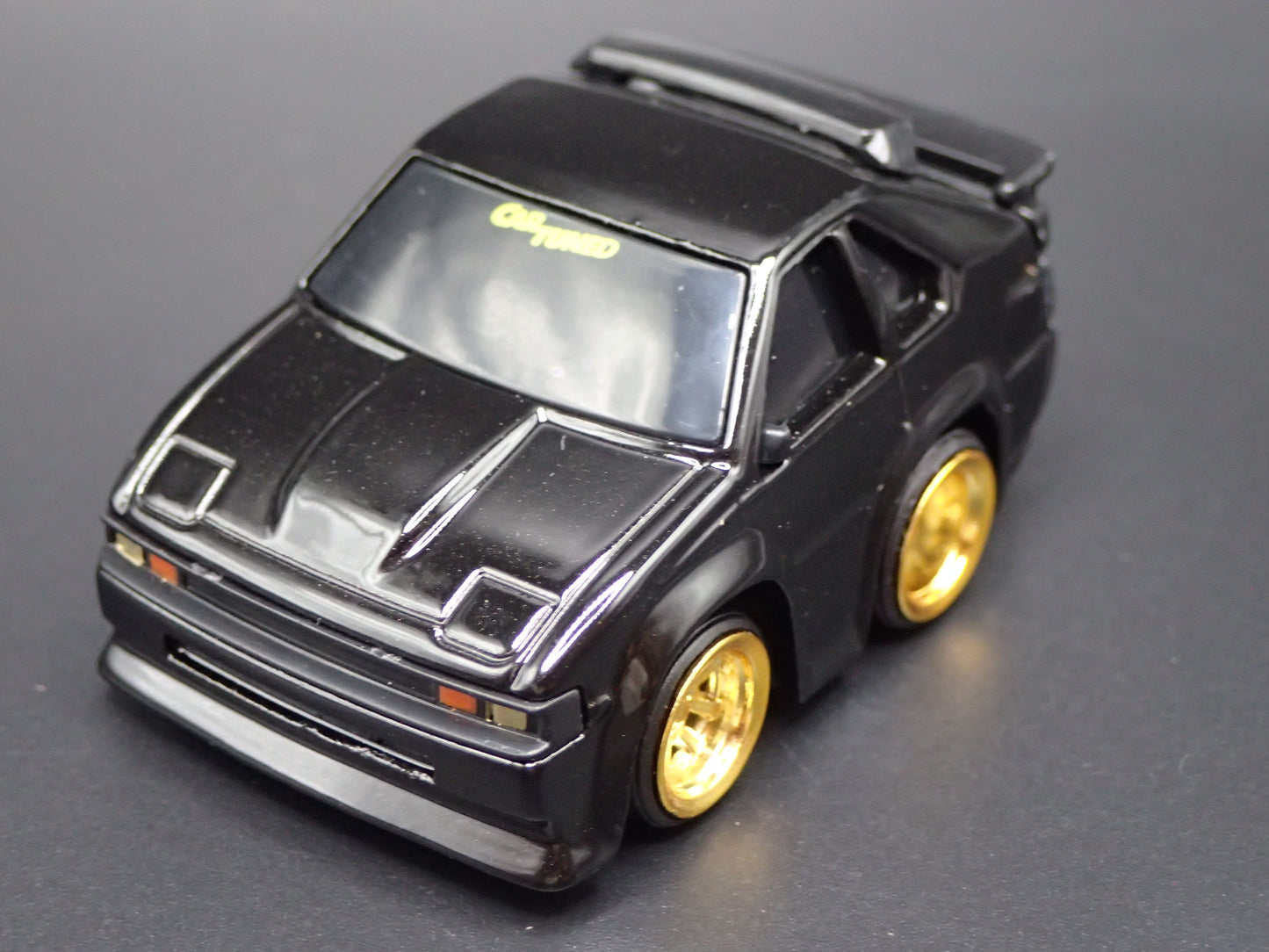 1982-1986 TOYOTA CELICA SUPRA CAR TUNED BLACK JDM 1/64 SCALE DIECAST MODEL CAR
