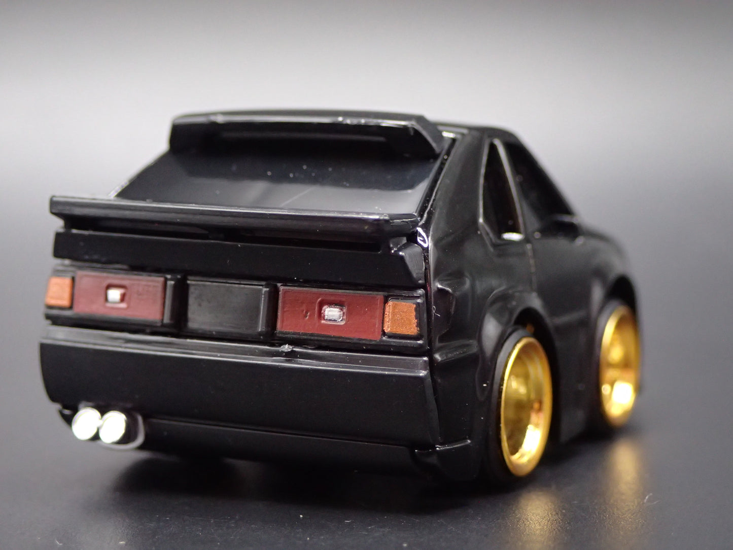 1982-1986 TOYOTA CELICA SUPRA CAR TUNED BLACK JDM 1/64 SCALE DIECAST MODEL CAR