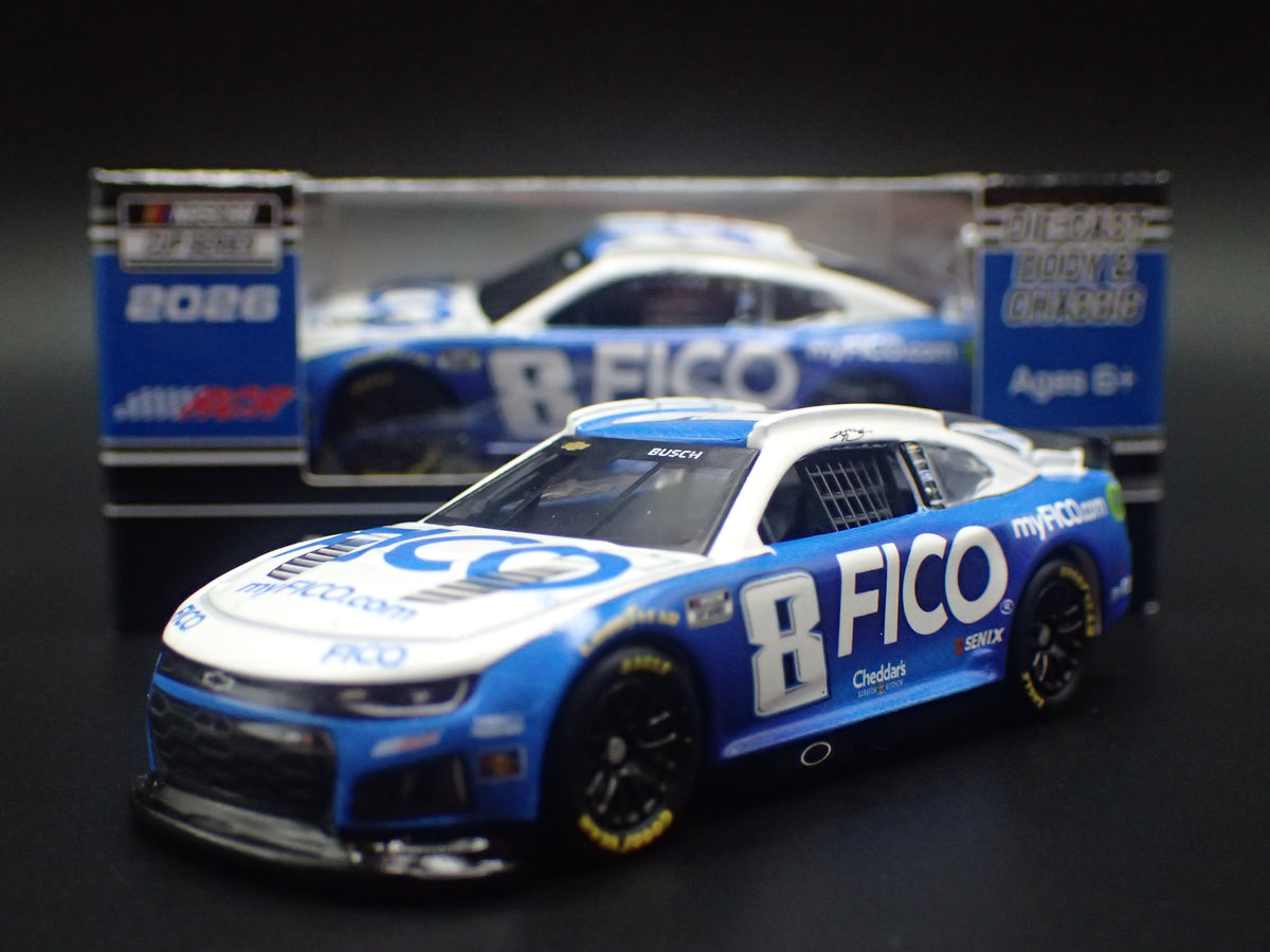 2026 26 CHEVROLET CAMARO ZL1 8 KYLE BUSCH FICO NASCAR 1:64 DIECAST MODEL CAR