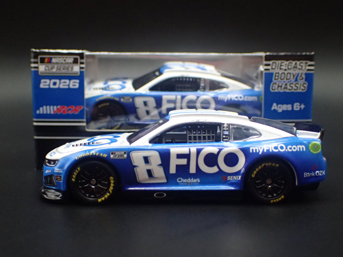 2026 26 CHEVROLET CAMARO ZL1 8 KYLE BUSCH FICO NASCAR 1:64 DIECAST MODEL CAR