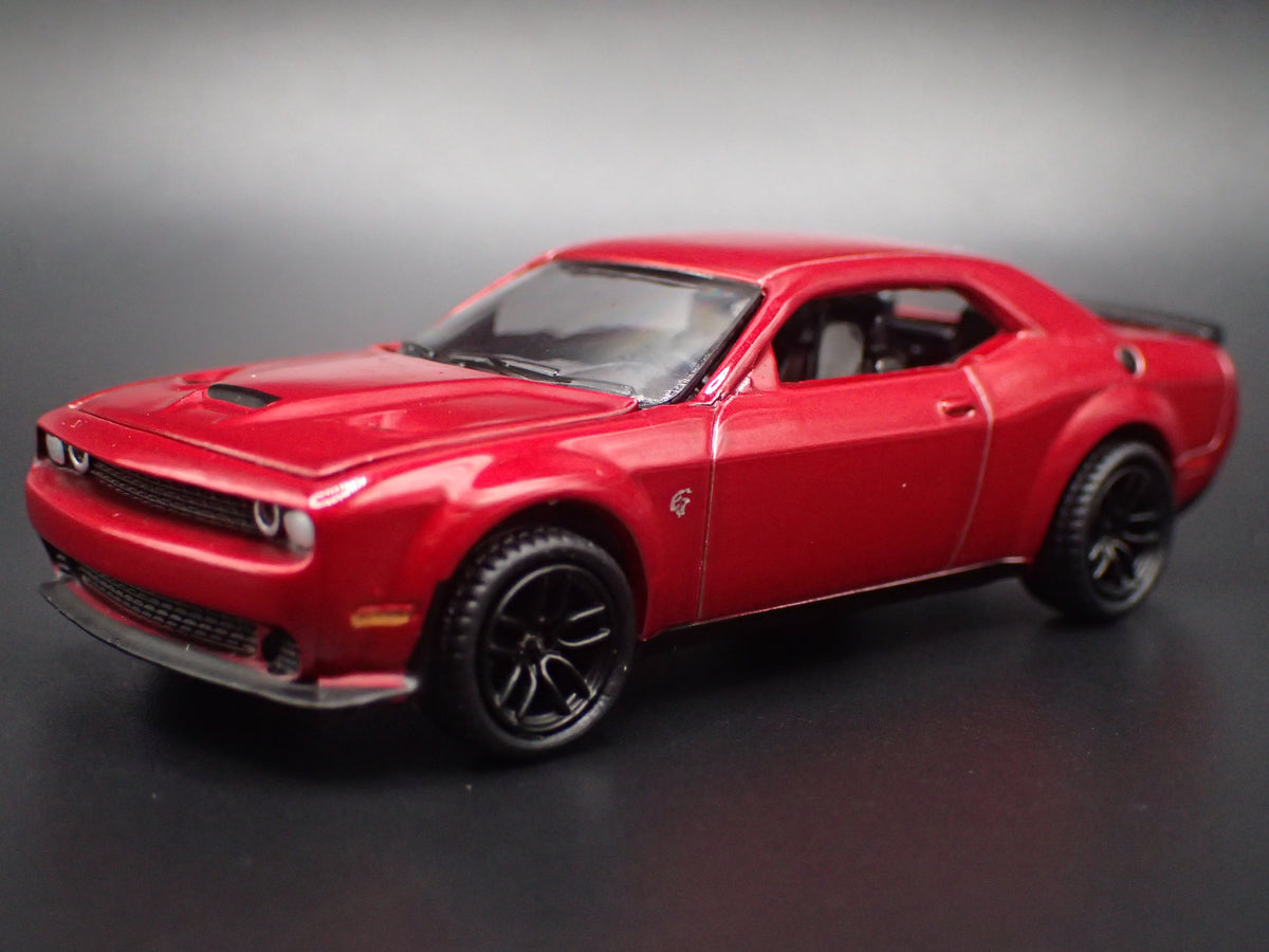 2011-2023 DODGE CHALLENGER SRT HELLCAT RED 1/64 SCALE DIECAST MODEL CAR