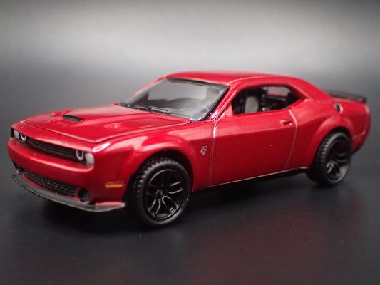2011-2023 DODGE CHALLENGER SRT HELLCAT RED 1/64 SCALE DIECAST MODEL CAR