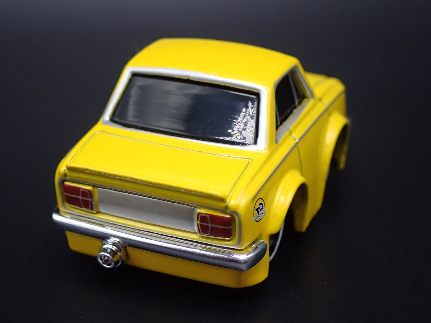1968-1969 TOYOTA CORONA CAR TUNED YEL 1/64 SCALE COLLECTIBLE DIECAST MODEL CAR