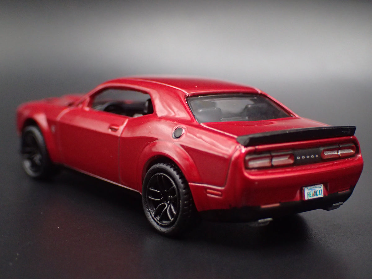 2011-2023 DODGE CHALLENGER SRT HELLCAT RED 1/64 SCALE DIECAST MODEL CAR