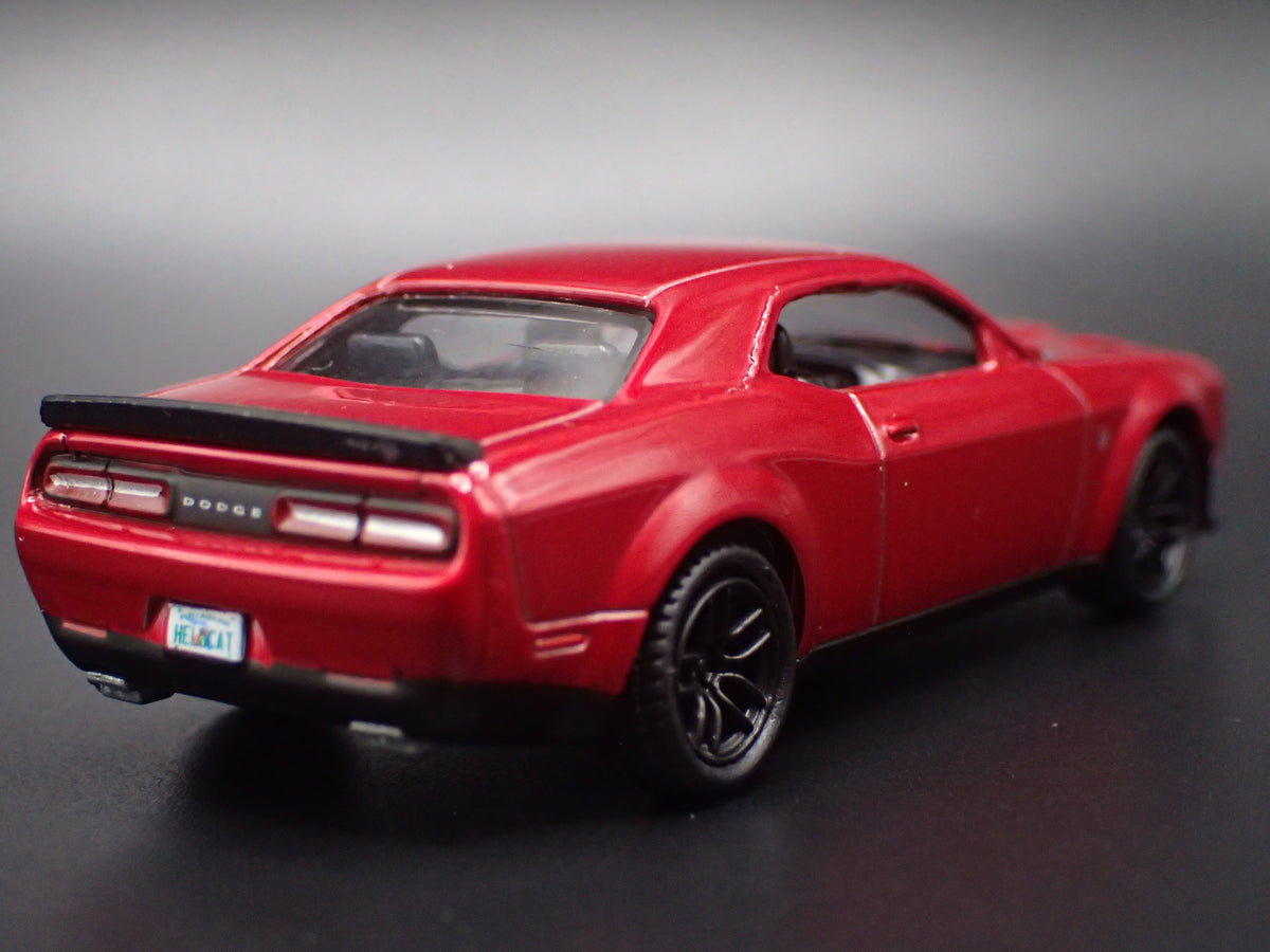 2011-2023 DODGE CHALLENGER SRT HELLCAT RED 1/64 SCALE DIECAST MODEL CAR